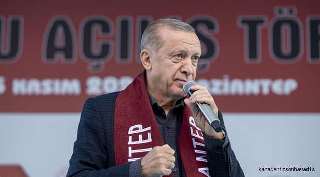 Cumhurbaşkanı Erdoğan,Toplu Açılış Töreni’nde konuştu