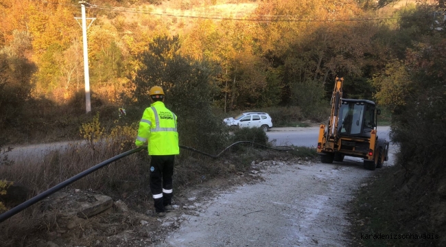 Geyve Melekşesolak Mahallesi’ne Büyükşehir’den 2 bin 500 metrelik yeni hat