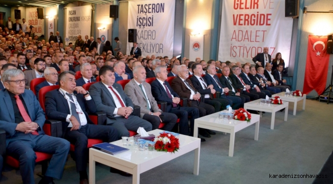 GMİS Genel Başkanı Yeşil, TES-İŞ Sendikası genel kuruluna katıldı