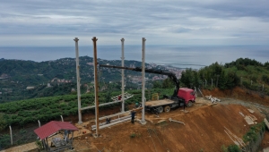 RİZE BELEDİYESİ KUŞ GÖZLEM EVİ YAPIYOR