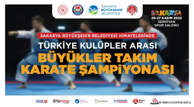 Sakarya karate şampiyonasına ev sahipliği yapacak