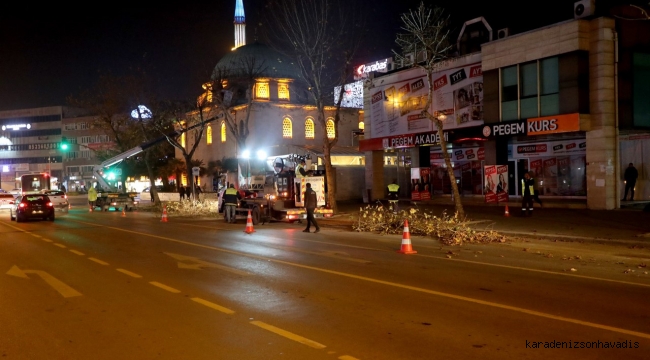 15 Temmuz Caddesi kışa hazır