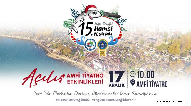 Kdz. Ereğli Hamsi Festivali 17 Aralık'ta