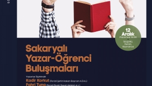 Sakaryalı yazarlar 3 farklı ilçede öğrencilerle buluşacak