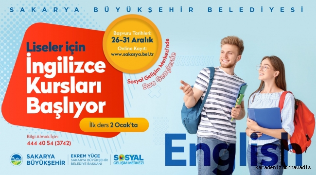 SGM’de lise öğrencilerine yönelik İngilizce kursları başlıyor