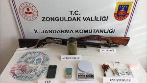 Zonguldak'ta, yüklü miktarda uyuşturucu ele geçirildi