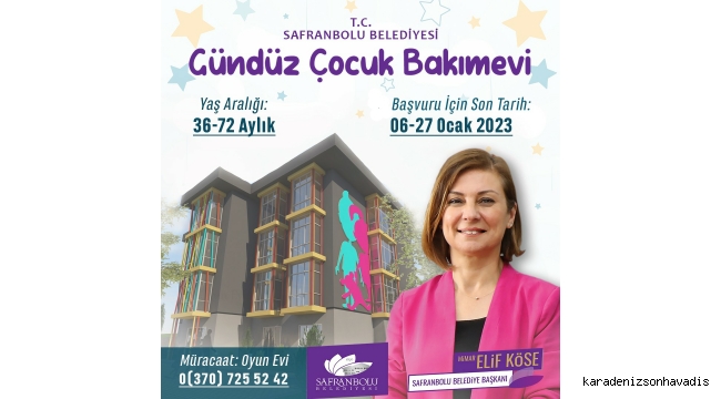 Belediye Kreşi İçin Başvurular Başladı