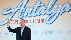 Cumhurbaşkanı Erdoğan, Antalya’da toplu açılış törenine katıldı