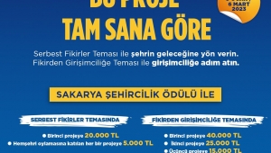 Sakarya Büyükşehir’den gençlere ve girişimcilere yönelik yarışma