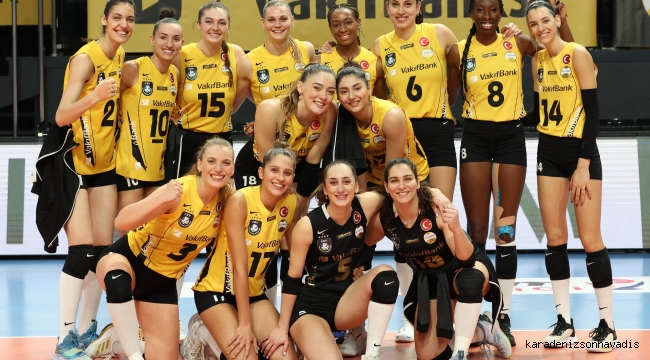 VakıfBank, yeni yıldaki ilk maçında set vermedi