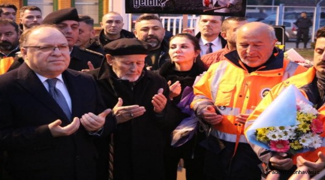 Hatay´daki son maden işçileri Zonguldak´a döndü 