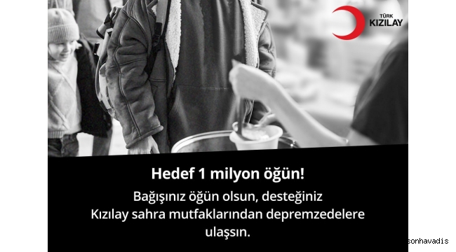 Hedef 1 Milyon Öğün!