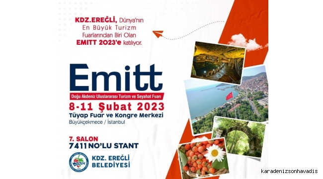 Kdz. Ereğli, EMITT Fuarında tanıtılacak