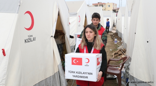 Kızılay hijyen malzemesi dağıtımlarına ağırlık veriyor