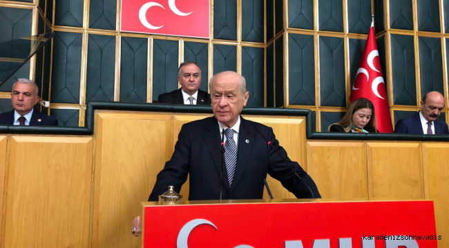 MHP Lideri Devlet Bahçeli: “Tribünler çürük sloganların mekanı olamaz”