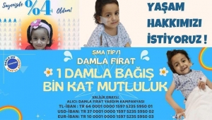 Şanlıurfalı SMA hastası Damla yaşam mücadelesi veriyor!