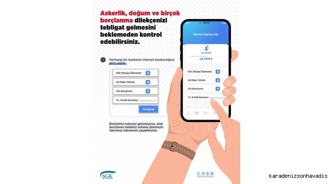 SGK başlattığı uygulama ile büyük kolaylık sağlıyor !.