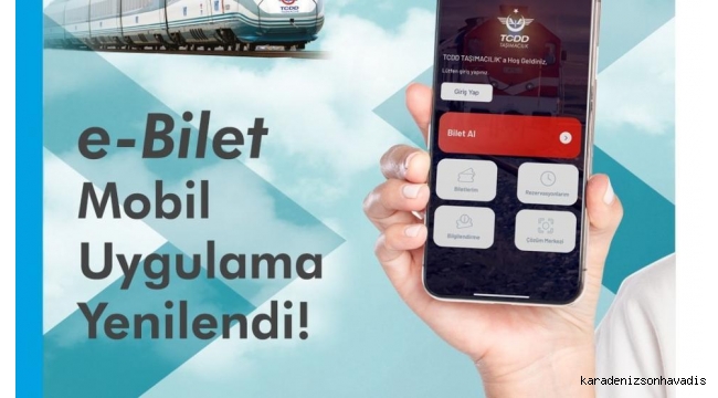 TREN BİLETİ SATIŞ SİSTEMİ YENİLENDİ