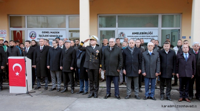 103 ARMUTÇUK MADEN ŞEHİDİ, DUALARLA ANILDI