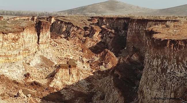 Afşin'de depremin oluşturduğu yarıkları BHA gözler önüne serdi