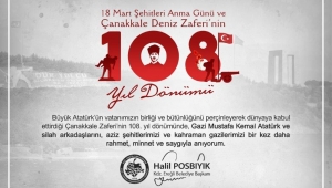 BAŞKAN POSBIYIK'TAN 18 MART ÇANAKKALE ZAFERİ MESAJI