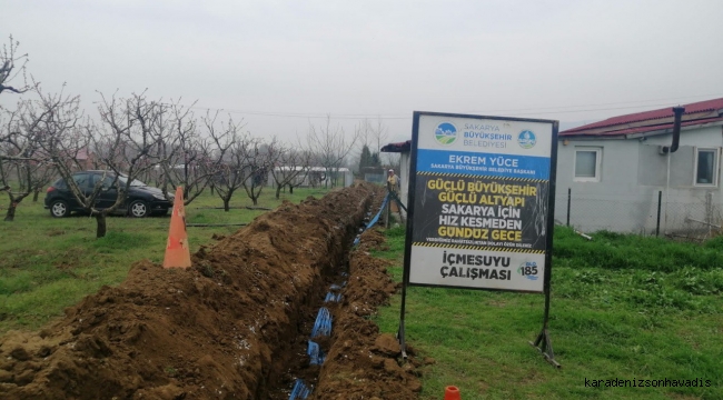 Büyükşehir’den Pamukova Fevziye Mahallesi’ne kesintisiz içme suyu