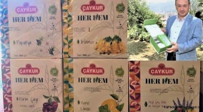 ÇAYKUR’ un yeni ürettiği bitki ve meyve çayları beğeni topladı