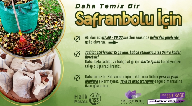 Daha Temiz Bir Safranbolu İçin