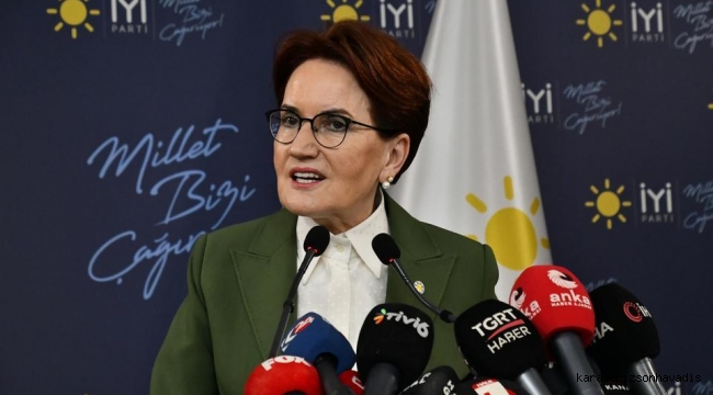 İYİ PARTİ GENEL BAŞKANI AKŞENER'DEN TARİHİ AÇIKLAMA