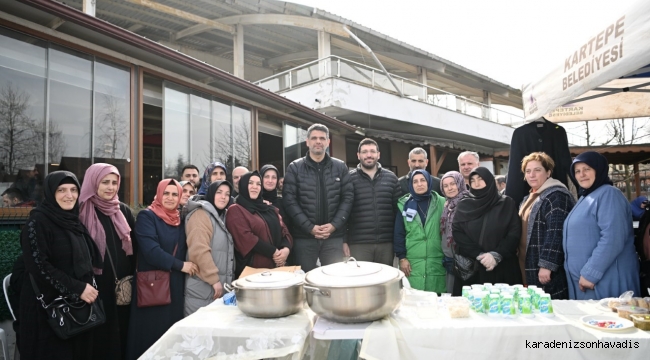 Kartepeli kadınlardan el emekleriyle destek