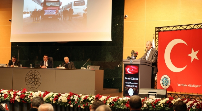 KTO şubat ayı olağan Meclis toplantısında deprem felaketi konuşuldu