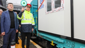 Sakarya'dan İskenderun'a kardeşlik treni 40 konteyner daha yola çıktı