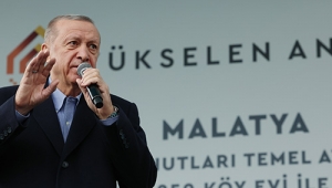 Cumhurbaşkanı Erdoğan, Malatya’da deprem konutları temel atma törenine katıldı