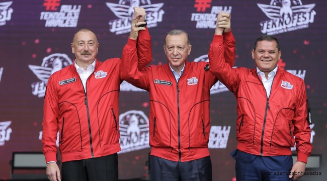 Cumhurbaşkanı Erdoğan TEKNOFEST’te…