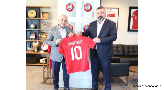 İbrahim Turgut'tan, TFF Başkanı Mehmet Büyükekşi'ye Ziyaret