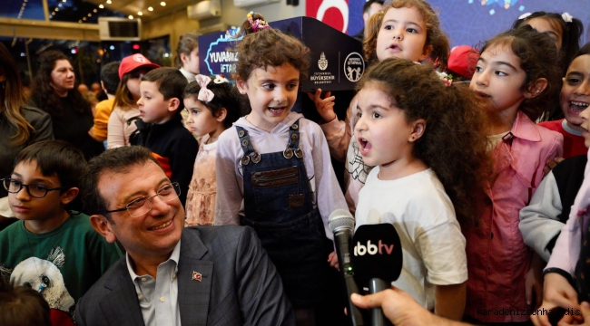 İMAMOĞLU KREŞ ÖĞRENCİLERİYLE BULUŞTU: “BENİM KANKALARIM GELDİ’