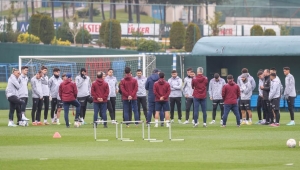 Trabzonspor'da 8 eksikli antrenman