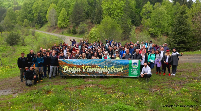 Doğa tutkunlarının rotası bu pazar Pamukova oldu