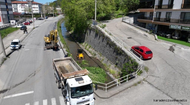 Kdz. Ereğli'de dere yatakları temizleniyor