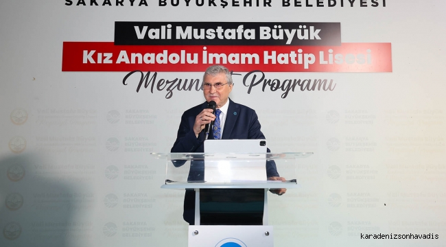 Başkan Yüce imam hatip öğrencilerinin mezuniyetinde açıkladı