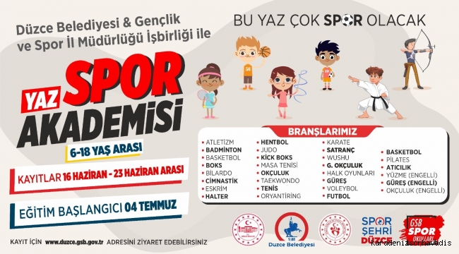 BU YAZ ÇOK SPOR OLACAK