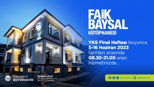 Faik Baysal Kütüphanesi YKS adaylarını bekliyor