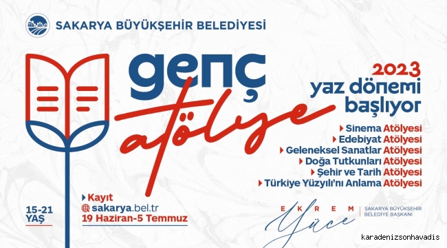 Gençlerin atölyesinde yaz dönemi başlıyor; kayıtlar 19 Haziran’da