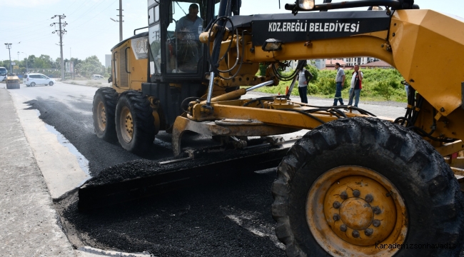 Kdz. Ereğli Belediyesi, Adım Adım Yolları Asfaltlıyor