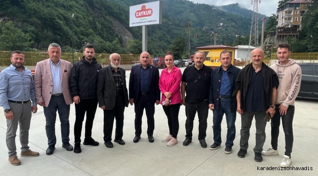 Rize Milletvekili Mertoğlu Çamlıhemşin’de temaslarda bulundu