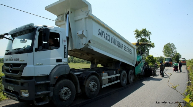 Sakarya Büyükşehir 10 kilometrelik grup yolunda dönüşüm çalışmalarını başlattı