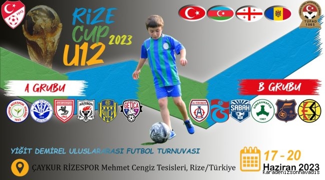 ULUSLARARASI U12 RİZE CUP HEYECANI BAŞLIYOR