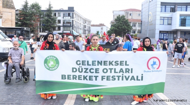 7. Düzce Otları Bereket Festivali başladı