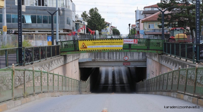 Alt Geçit Bakım ve Tadilata Alınıyor..