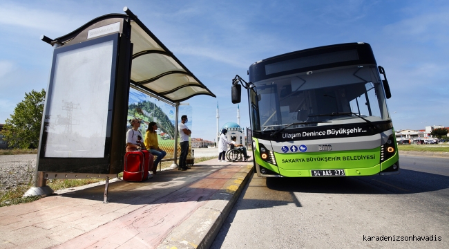 Bayramda 120 bin kişi belediye otobüsleriyle ücretsiz yolculuk yaptı